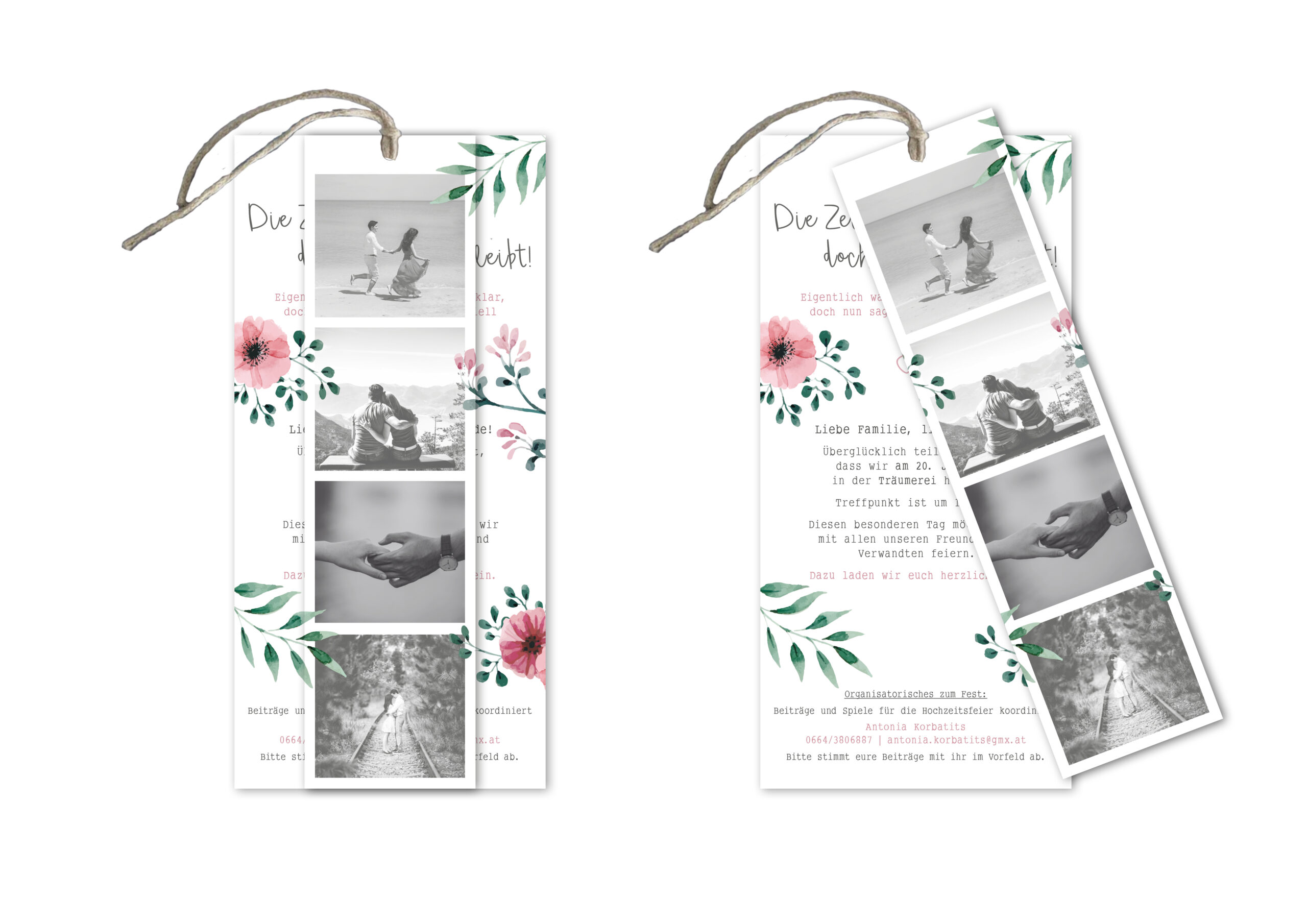 Christina und Dominik Hochzeitseinladung