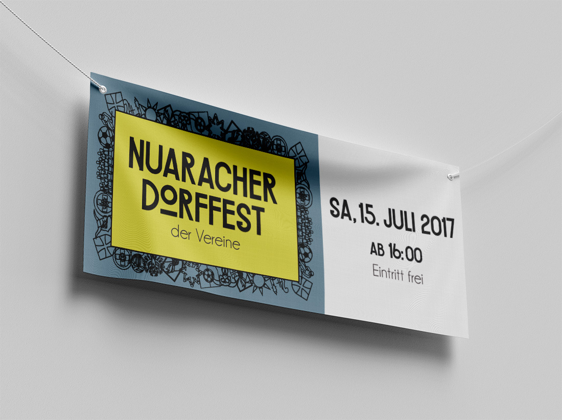 Nuaracher Dorffest der Vereine Banner 2017