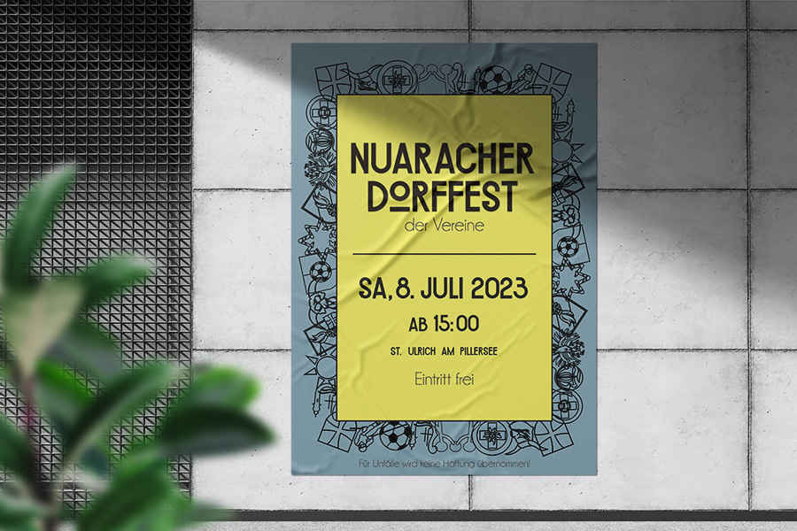 Nuaracher Dorffest der Vereine Poster 2023